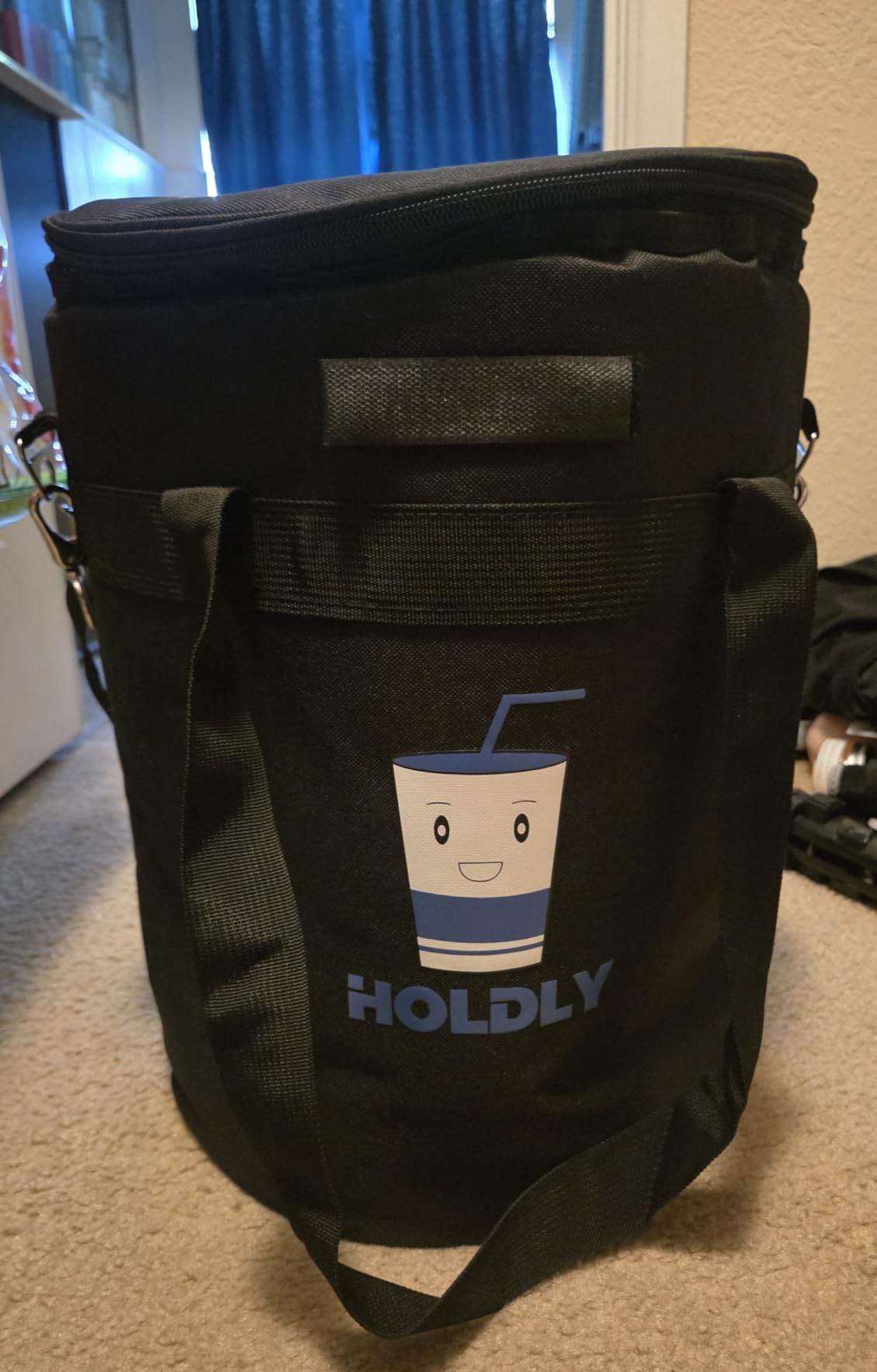 2.5 & 3 Gallon Mini Keg Cooler Bag for Corny/Cornelius Kegs, Insulated Homebrew Beer Keg Tote with Waterproof Lining, Oxford Cloth & Shoulder Strap customer photo 1