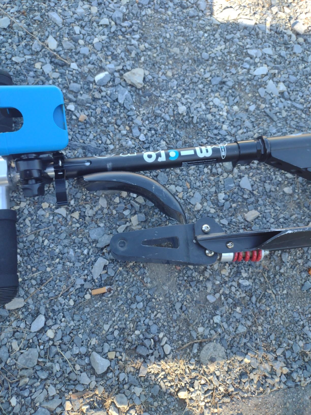 Micro Kickboard | Suspension Scooter for Teens & Adults | Riders up to 250 lbs | 2 Wheel | Large 200 mm PU Wheels | Adjustable Handlebar | Smooth Commuter Ride | Swiss Design customer photo 2