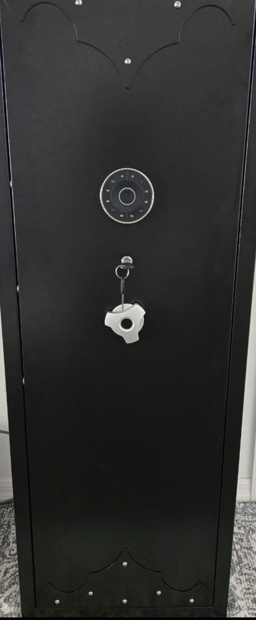 20-25 Fingerprint Large Gun Safe for Rifles and Pistols with Gun Rack | Rifle Safe,Scope Storage,Removable LED,Pistol Bags,Zippered Pouches,Ammunition Storage,Adjustable Shelves,home,Shooting Club customer photo 2
