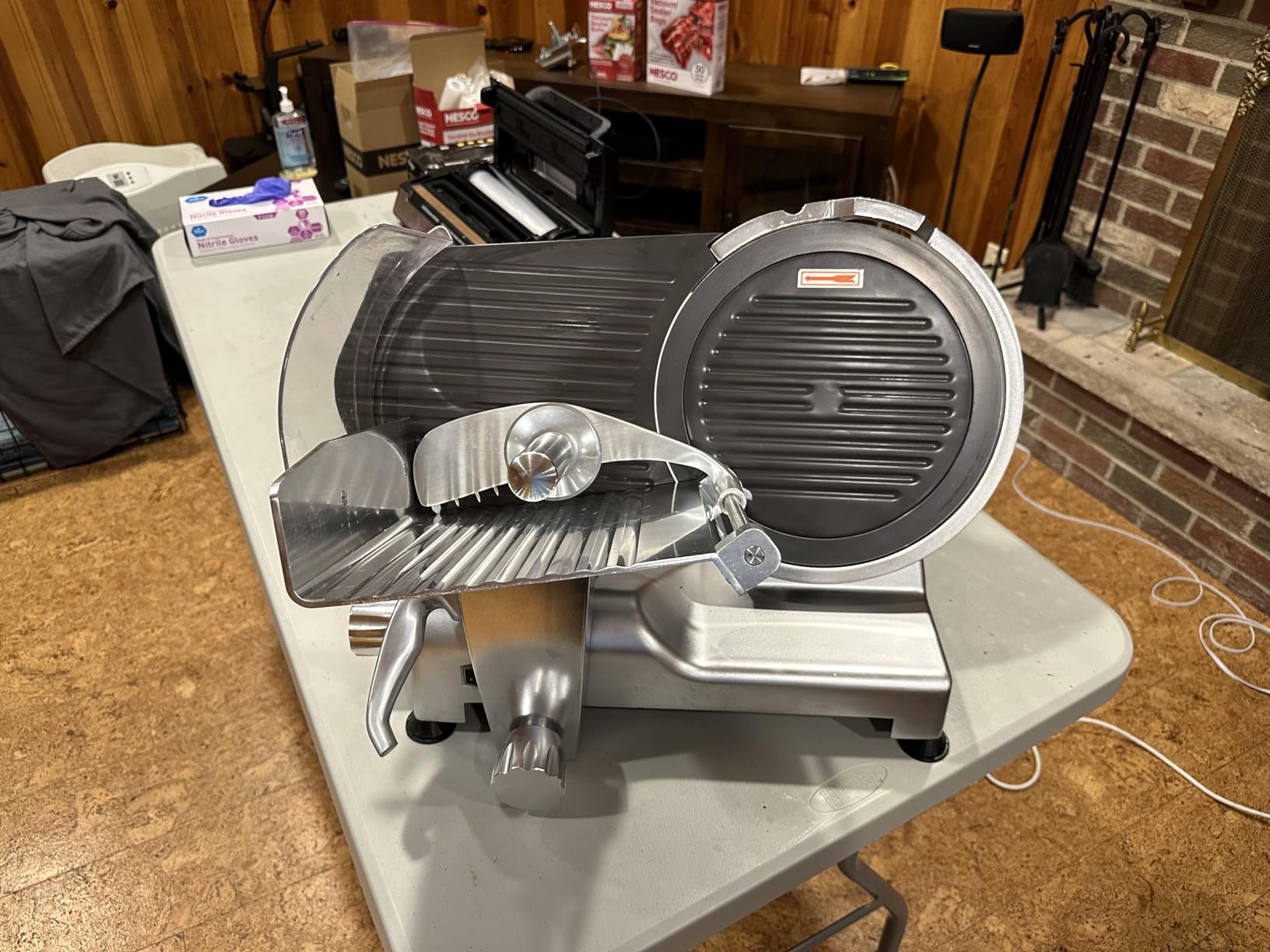 KWS KitchenWare Station MS-12SL Commercial 420W Electric Meat Slicer 12