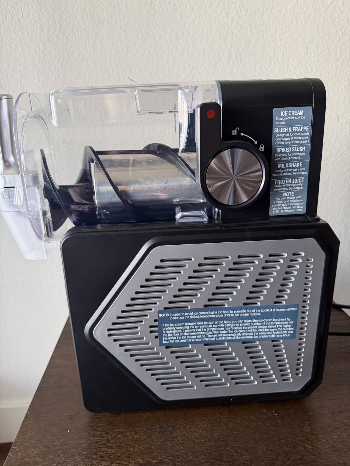 Slushie Machine, 85OZ Ice Cream Maker, Larger Slushie Machine for Home, LED Diplay | 6 Preset Programs | Auto-Clean, Perfect for Margaritas, Frappes, Milkshakes & Smoothies, No Ice Needed customer photo 2