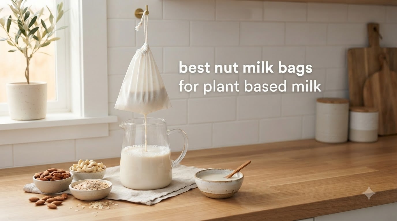 best nut milk bags for plant based milk