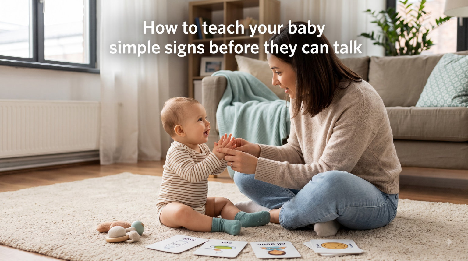 How to teach your baby simple signs before they can talk