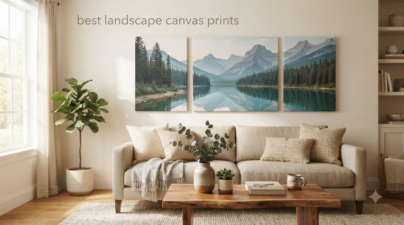 best landscape canvas prints