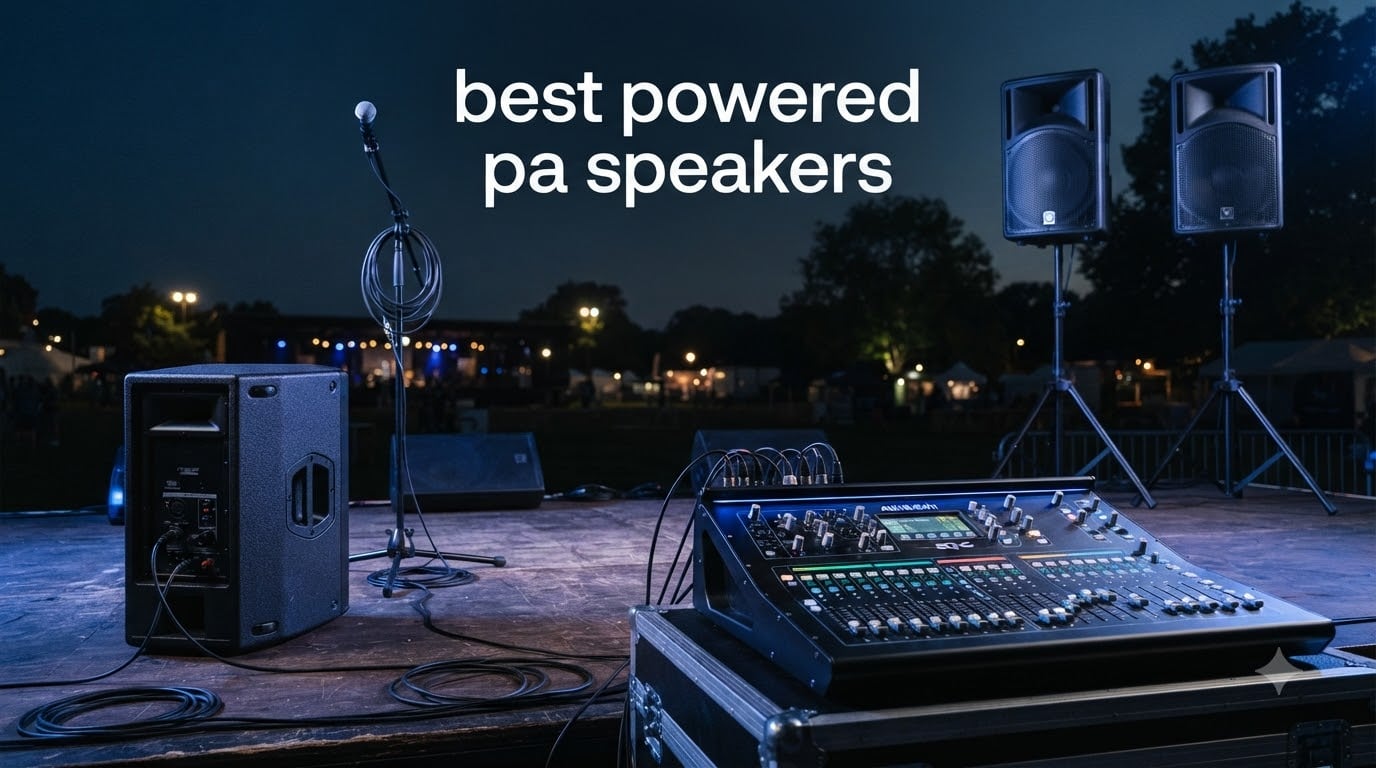 best powered pa speakers