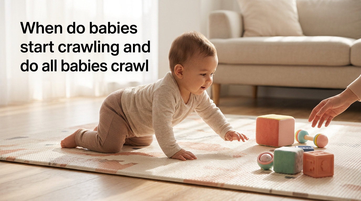 When do babies start crawling and do all babies crawl