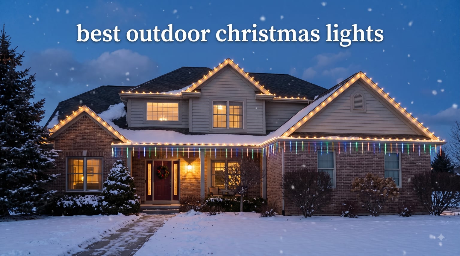 best outdoor christmas lights