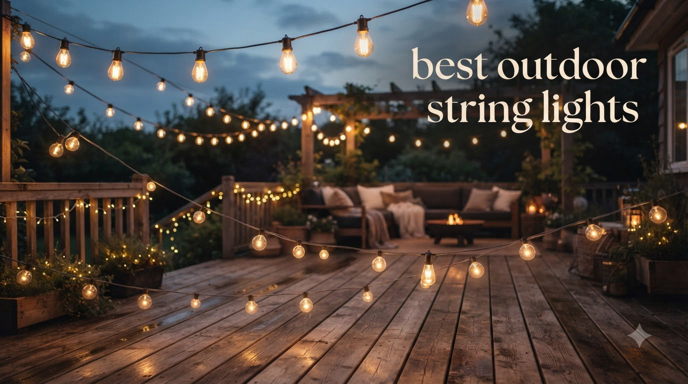 best outdoor string lights