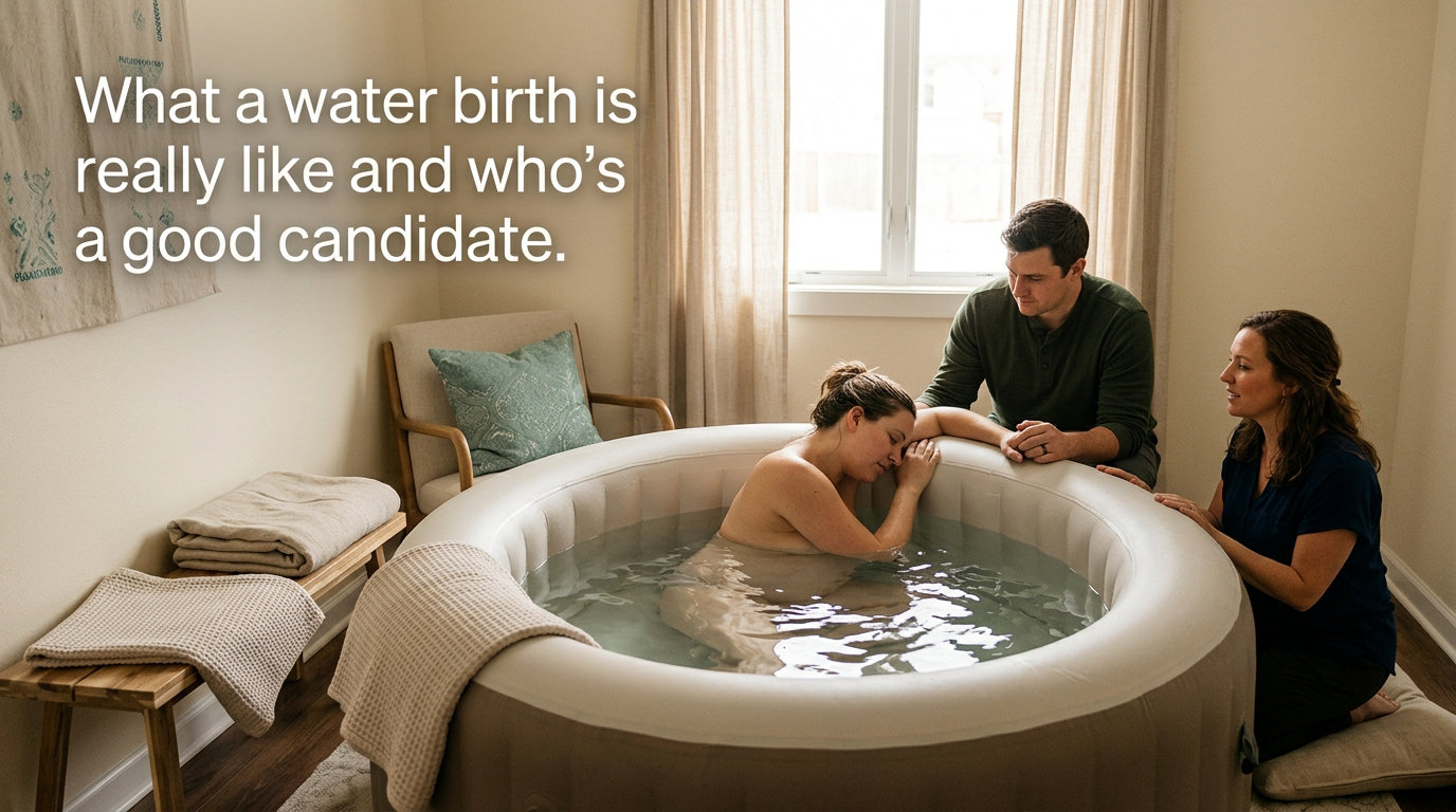 What a water birth is really like and who's a good candidate