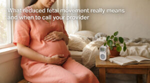 What reduced fetal movement really means and when to call your provider