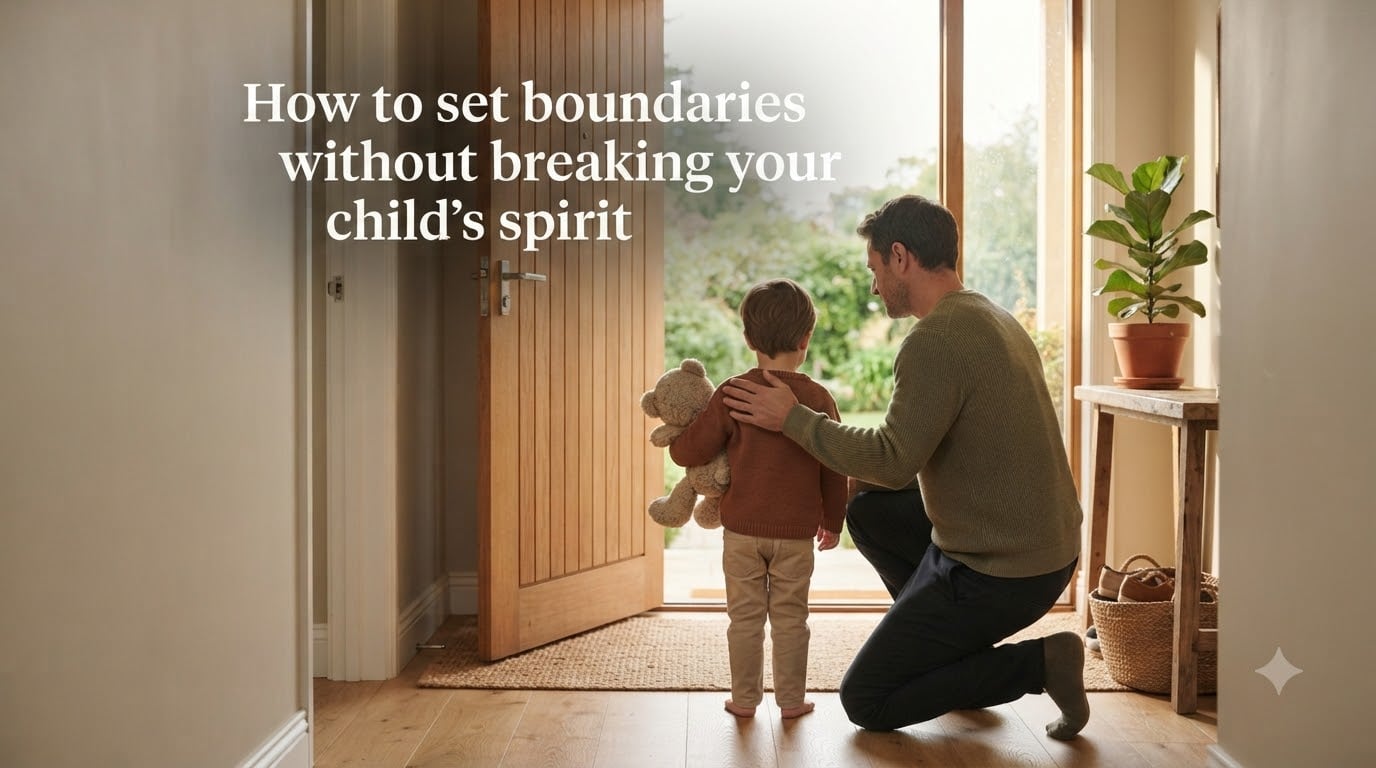 How to set boundaries without breaking your child's spirit
