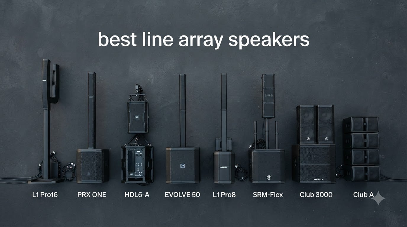 best line array speakers