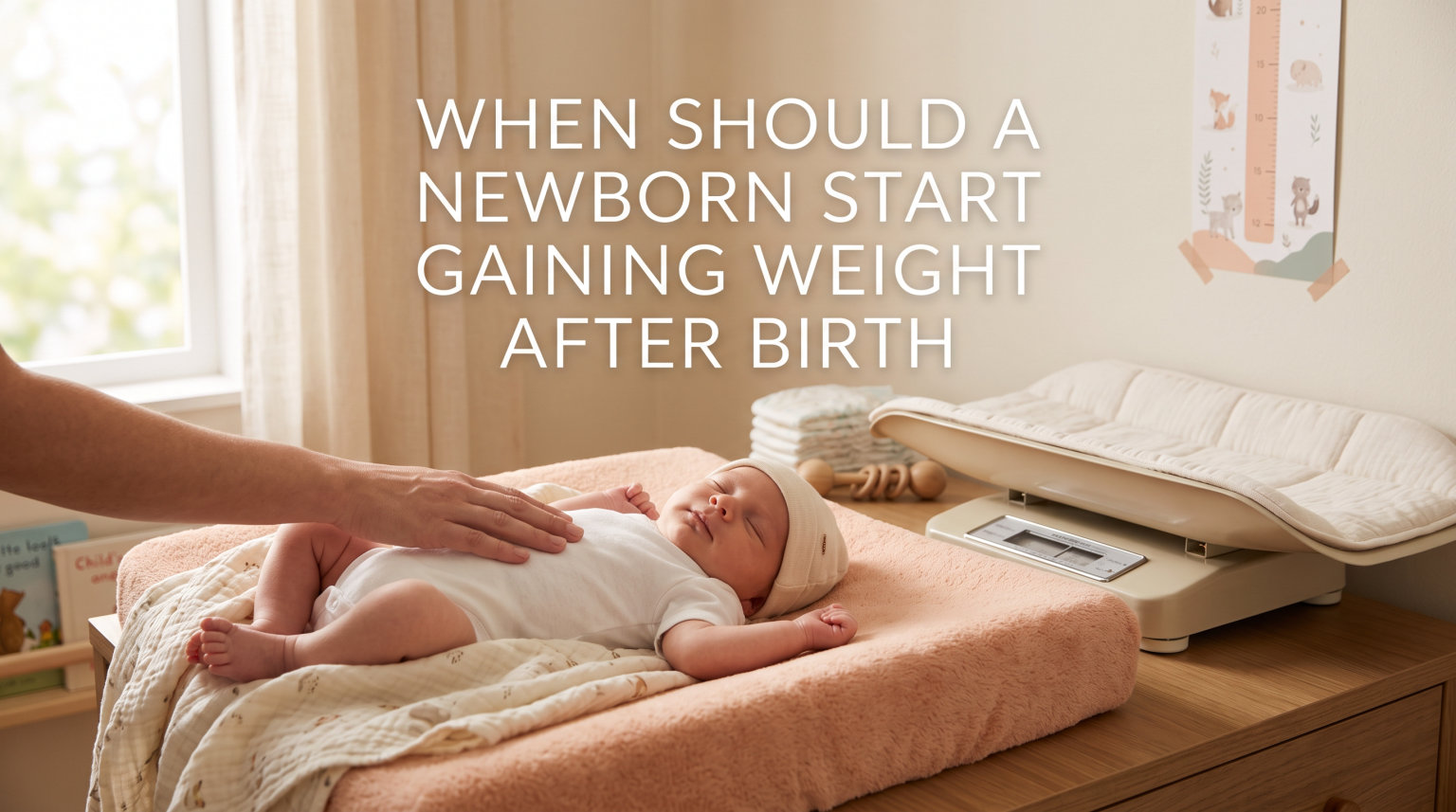 When should a newborn start gaining weight after birth