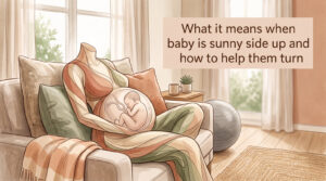 What it means when baby is sunny side up and how to help them turn