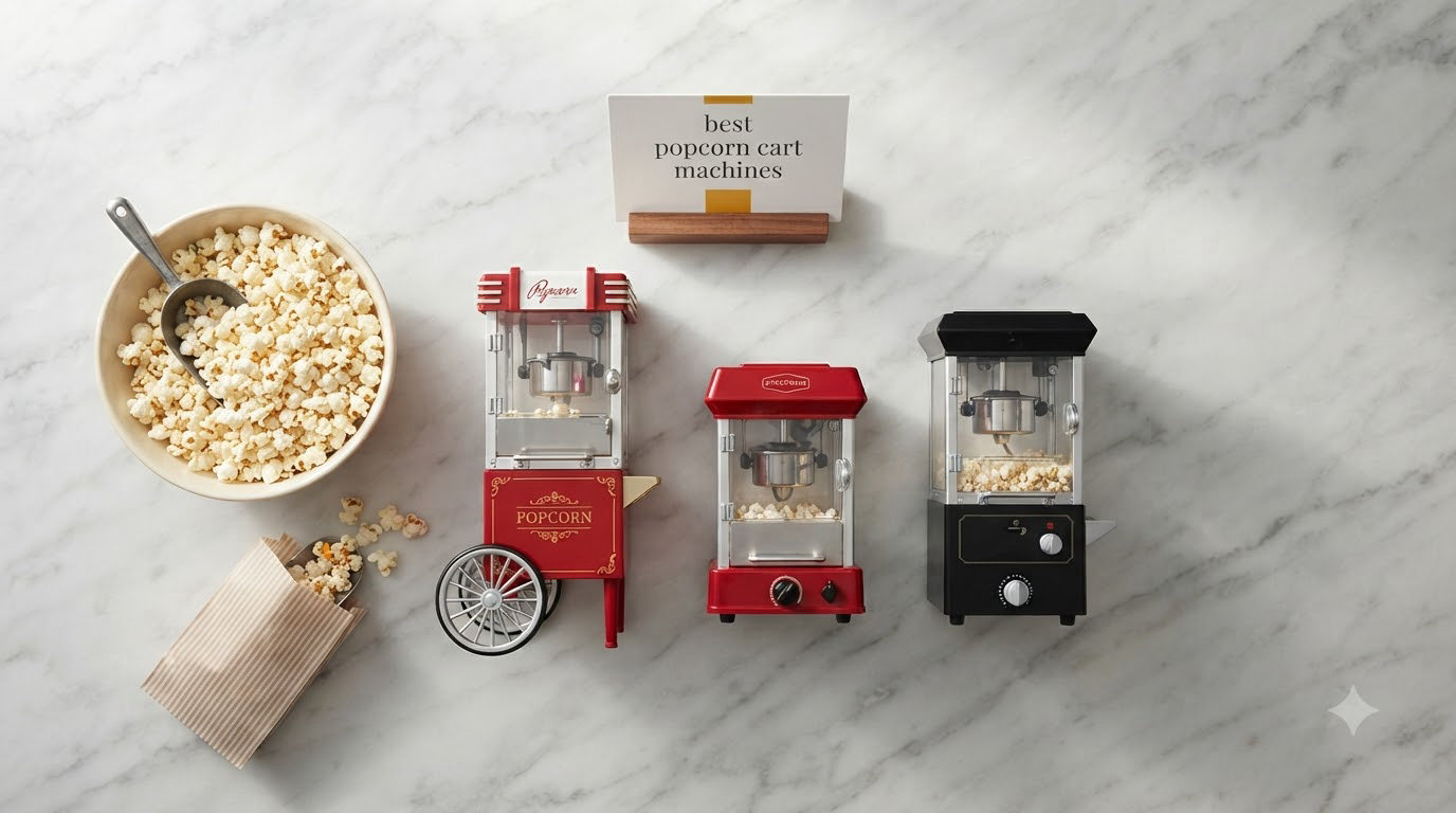 best popcorn cart machines