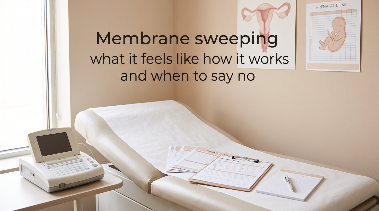 Membrane sweeping what it feels like how it works and when to say no