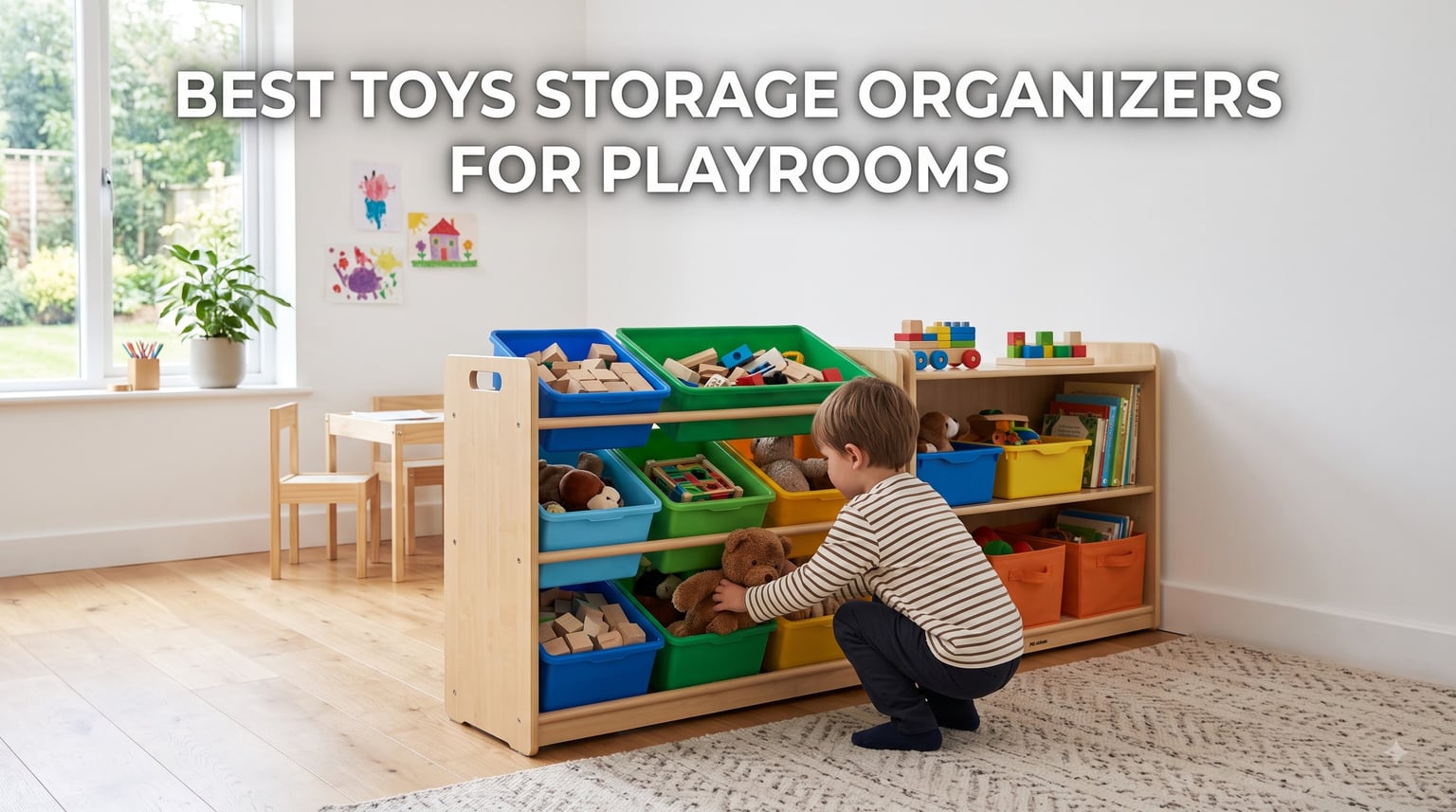 best toys storage organizers for playrooms