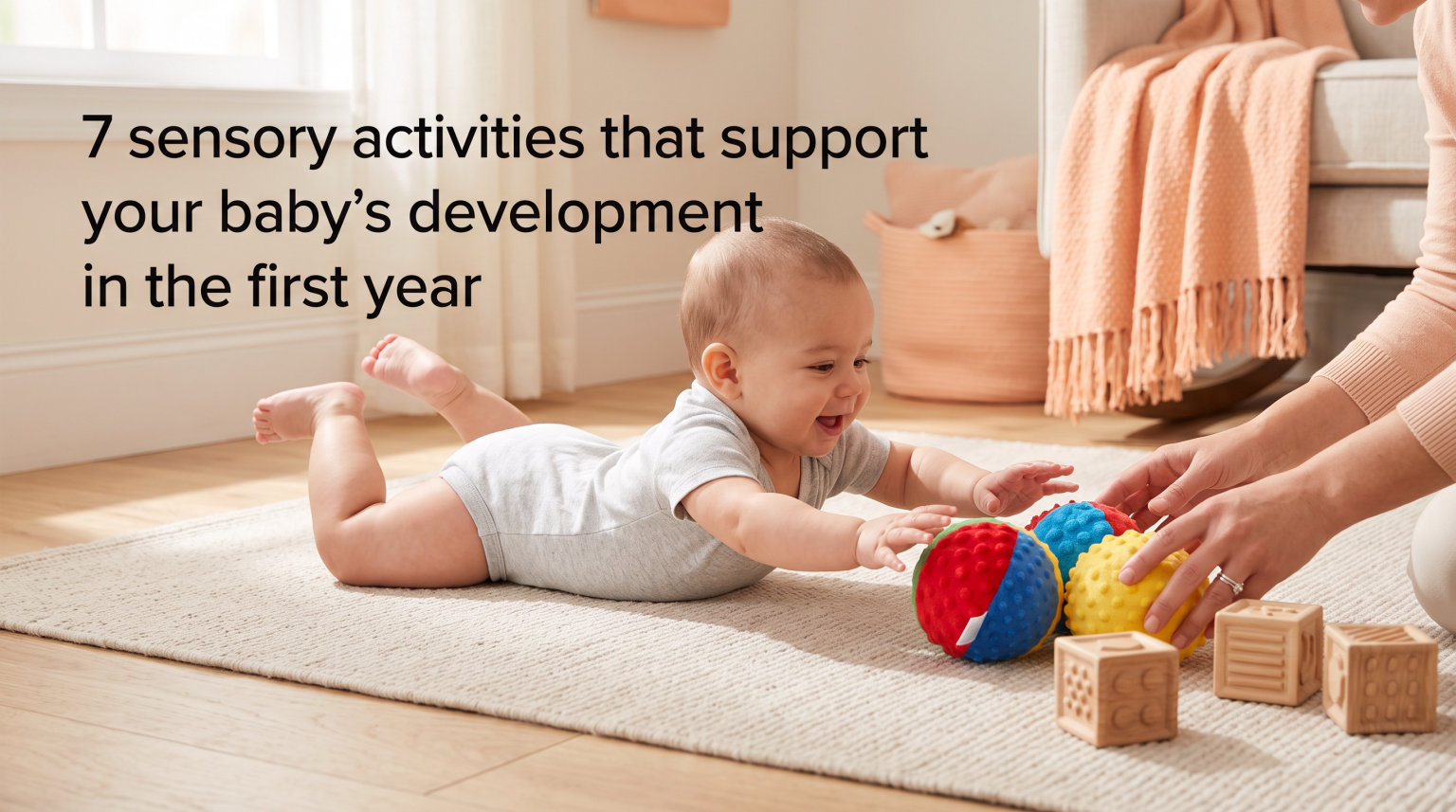 7 sensory activities that support your baby's development in the first year