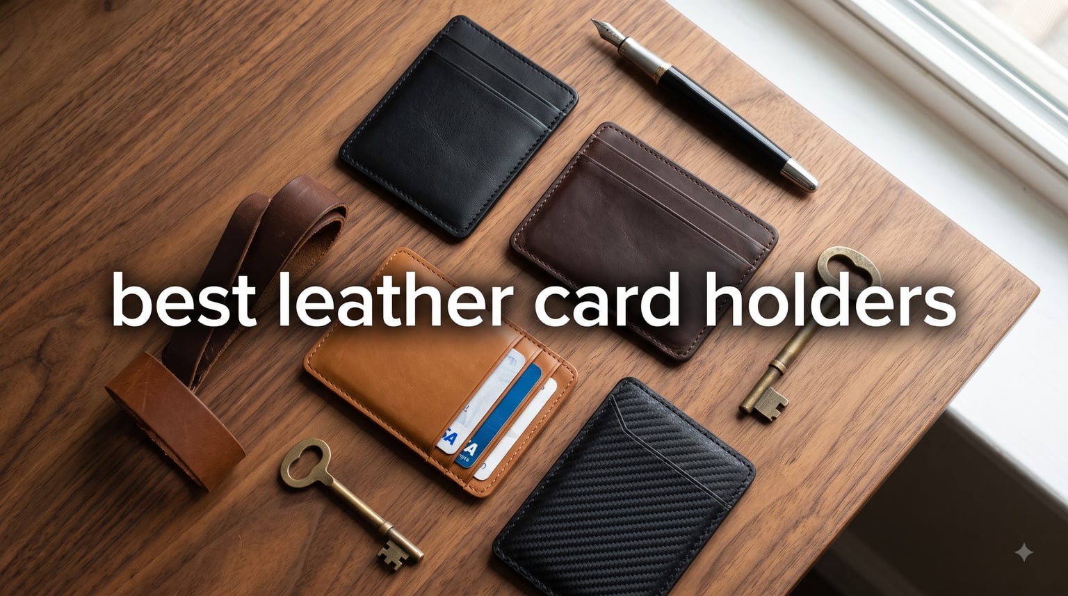 best leather card holders