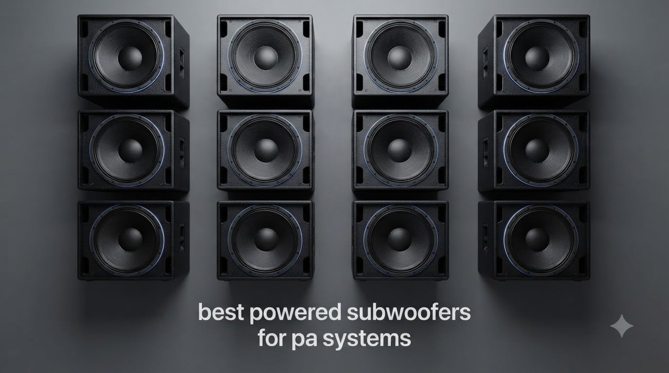 best powered subwoofers for pa systems