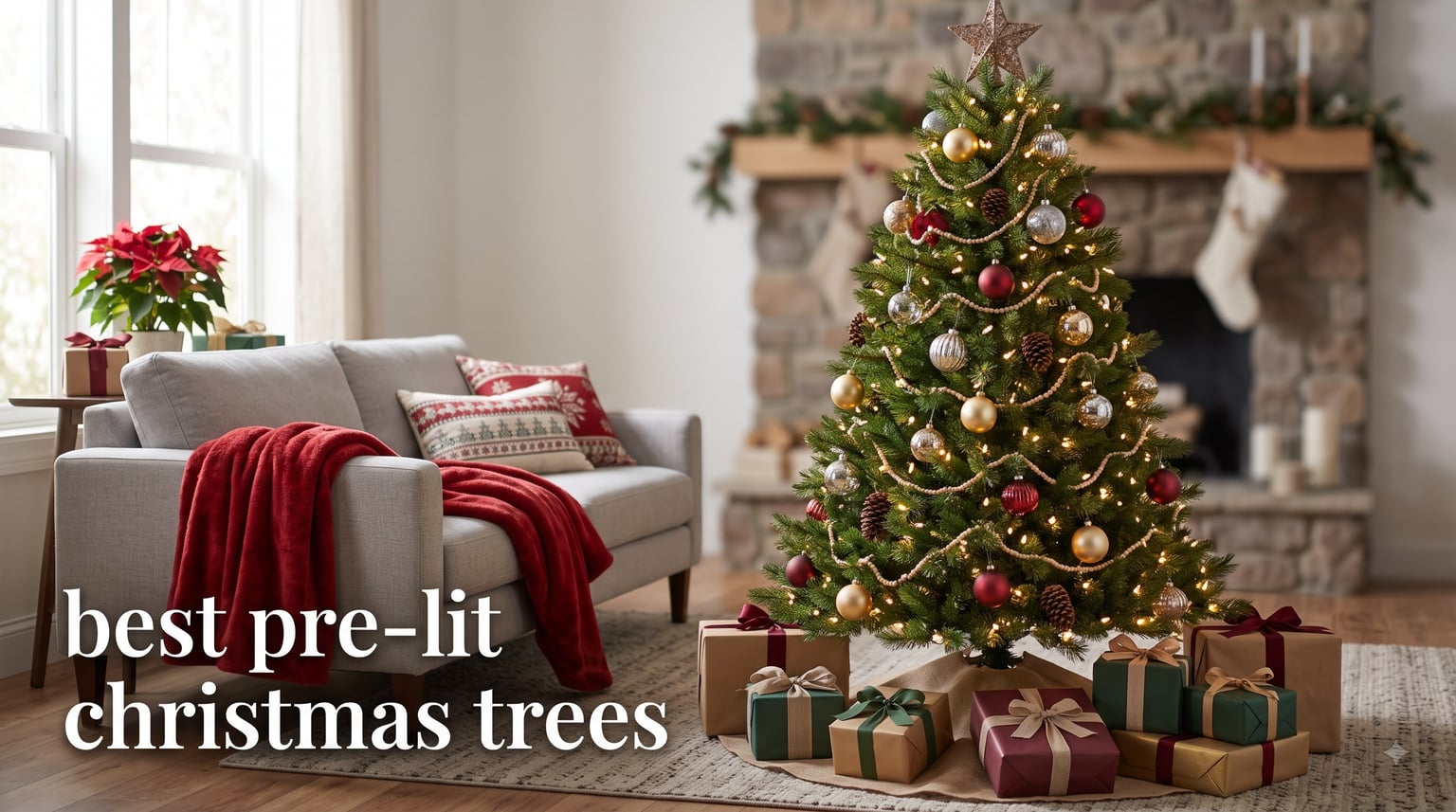 best pre-lit christmas trees