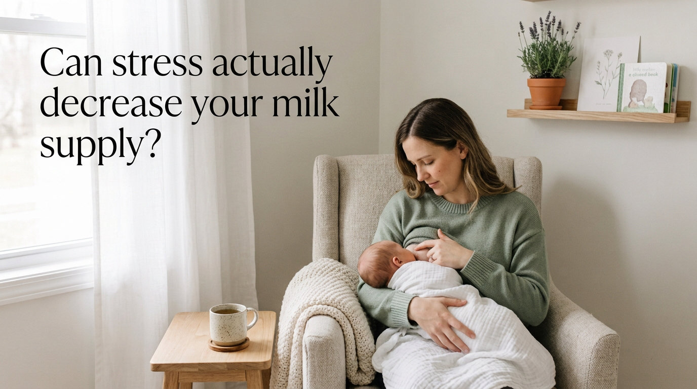 Can stress actually decrease your milk supply