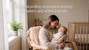 Understanding separation anxiety in babies and when it peaks
