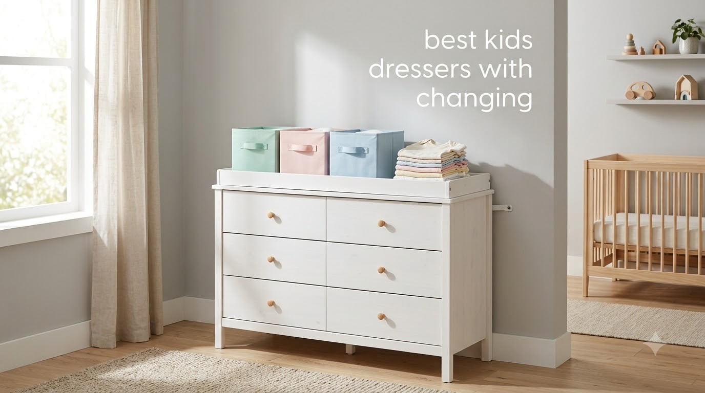 best kids dressers with changing