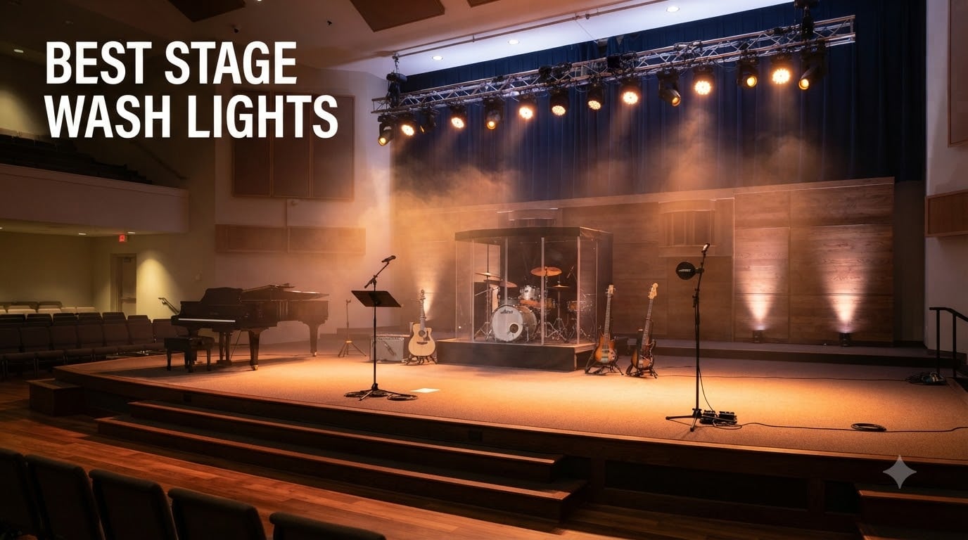 best stage wash lights