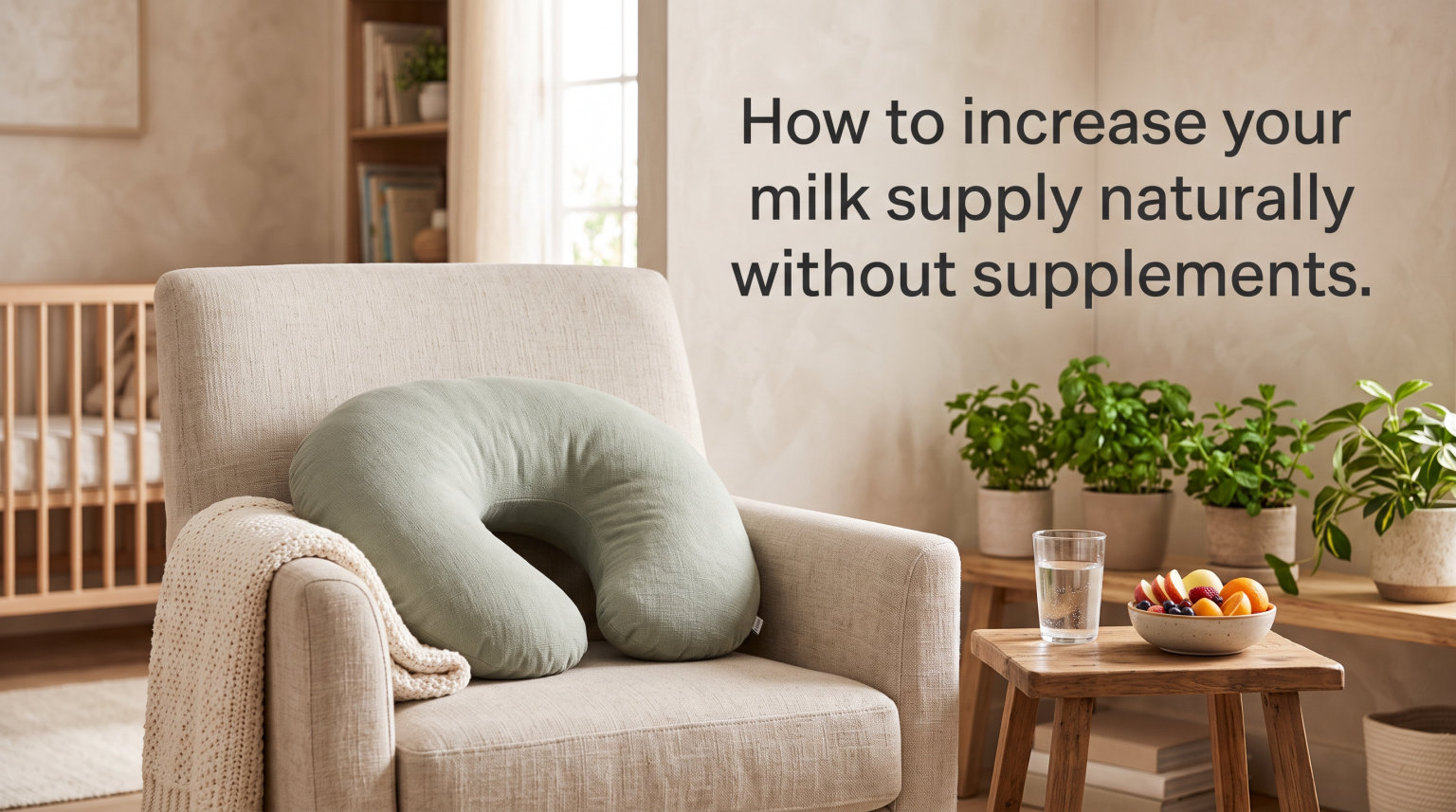 How to increase your milk supply naturally without supplements