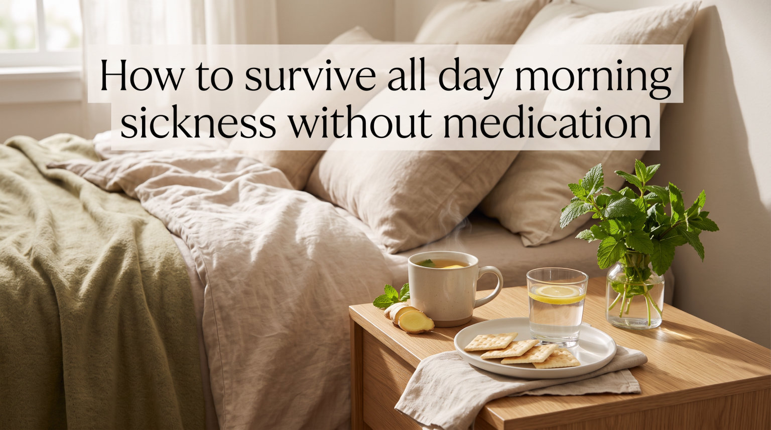 How to survive all day morning sickness without medication