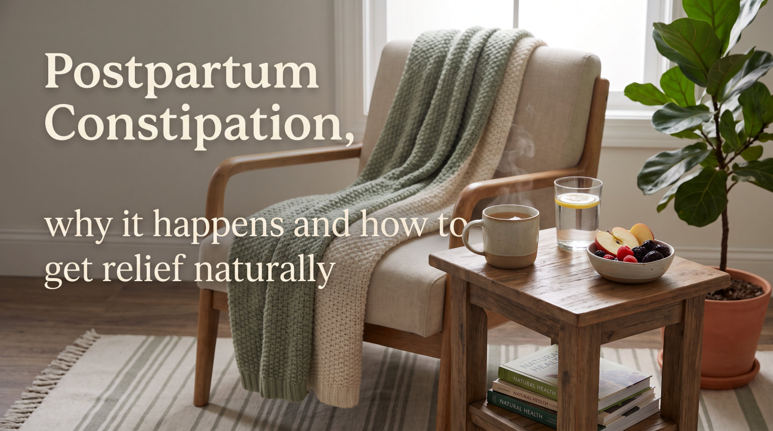 Postpartum constipation why it happens and how to get relief naturally
