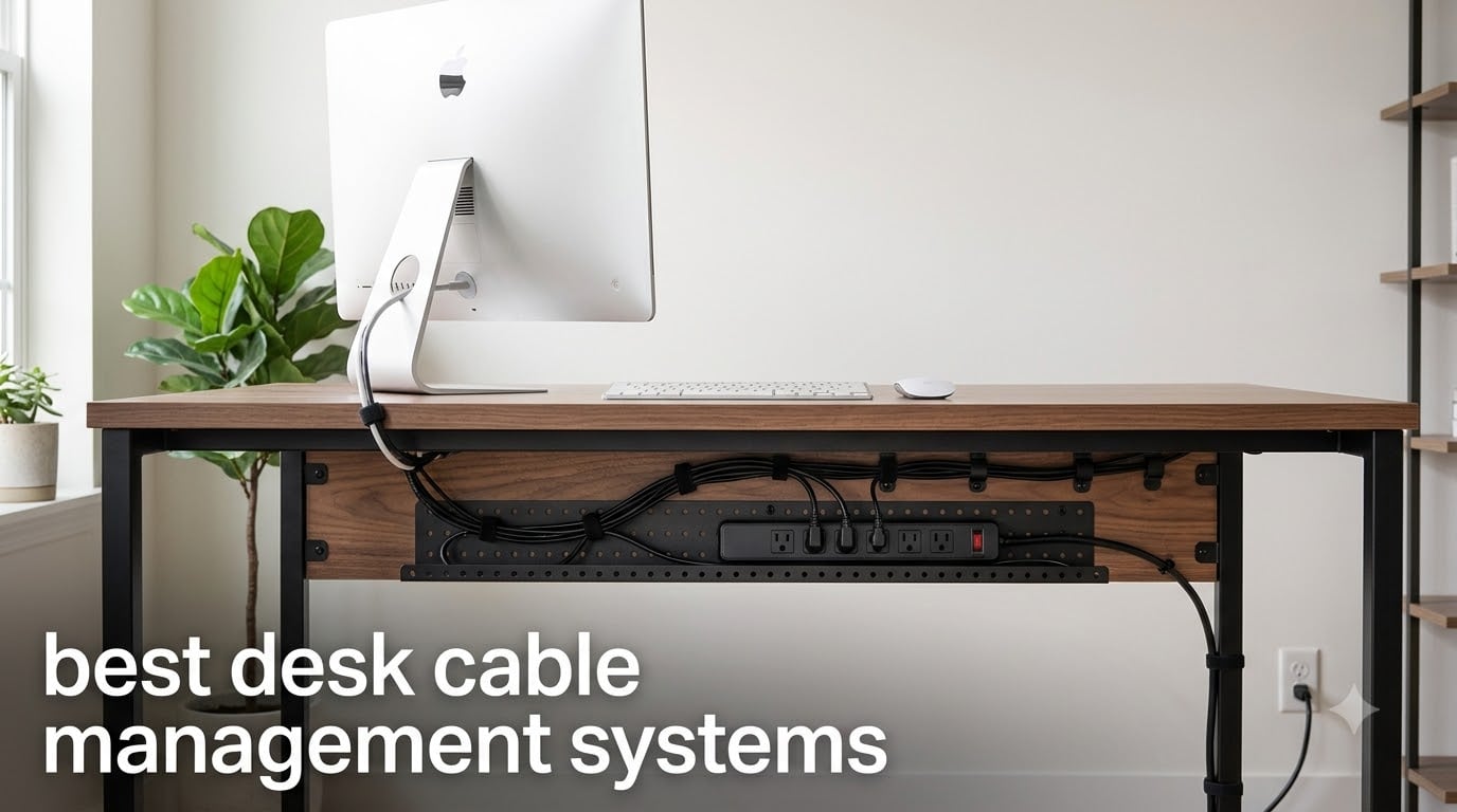 best desk cable management systems