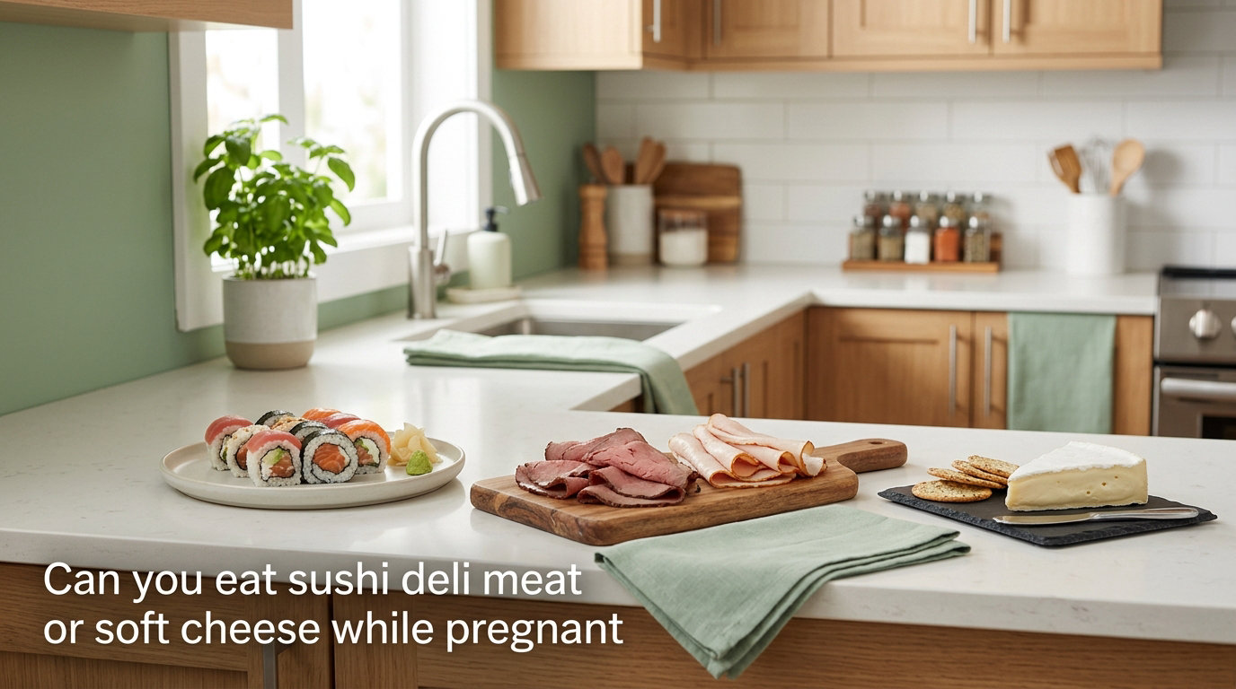 Can you eat sushi deli meat or soft cheese while pregnant