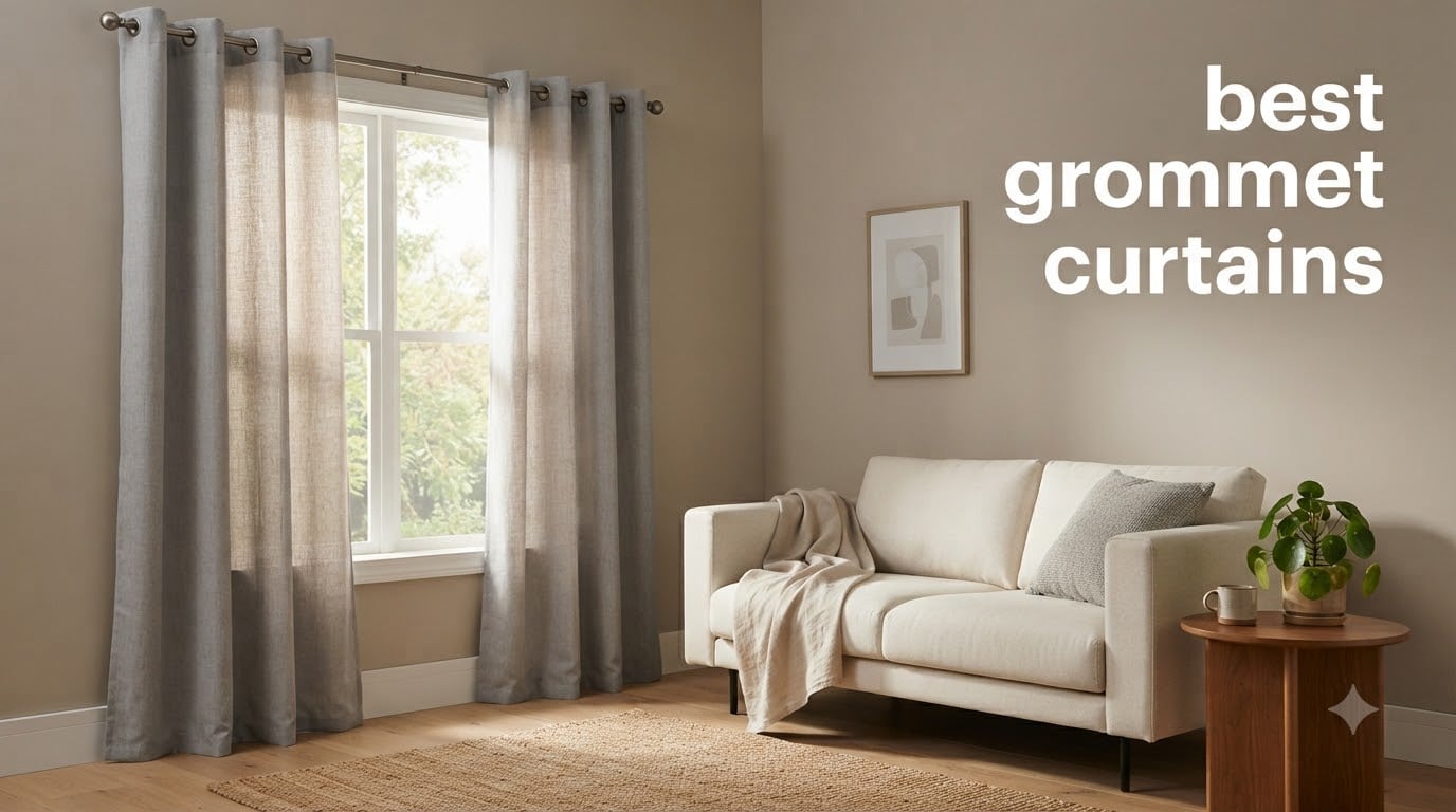 best grommet curtains