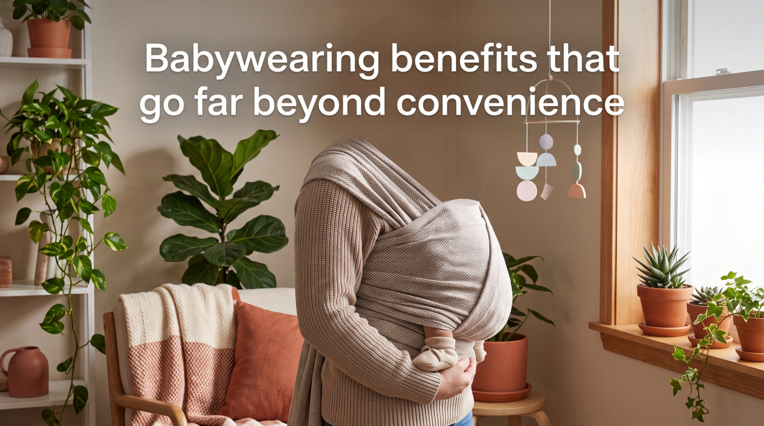 Babywearing benefits that go far beyond convenience