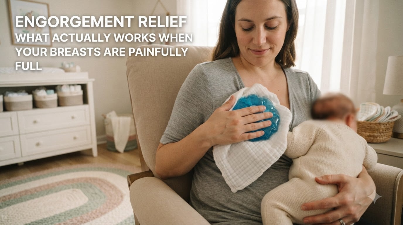 Engorgement relief what actually works when your breasts are painfully full