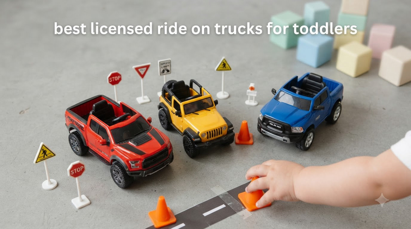 best licensed ride on trucks for toddlers