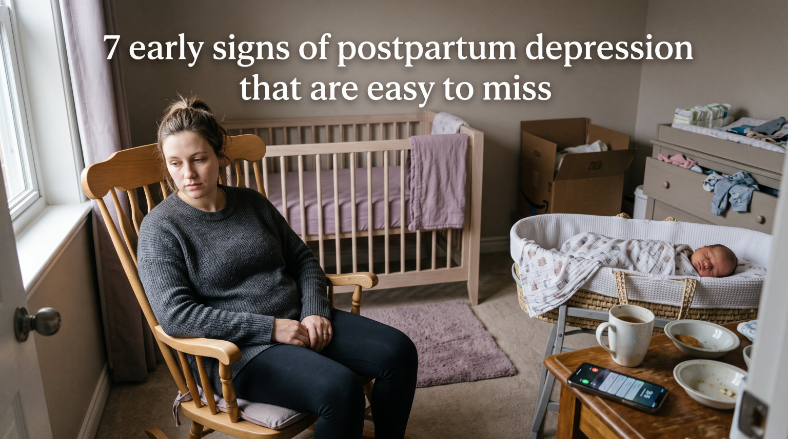 7 early signs of postpartum depression that are easy to miss
