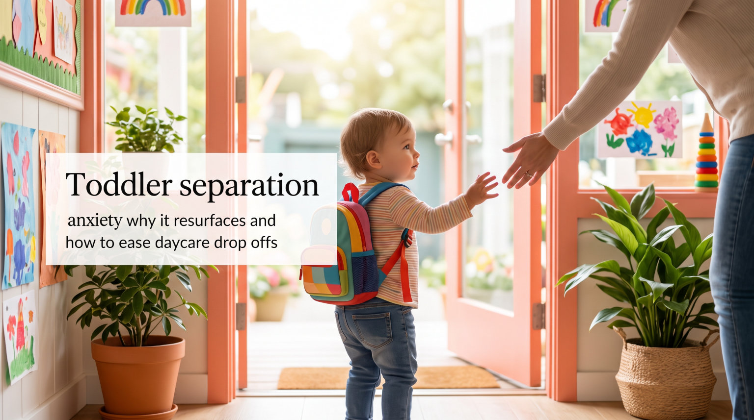 Toddler separation anxiety why it resurfaces and how to ease daycare drop offs