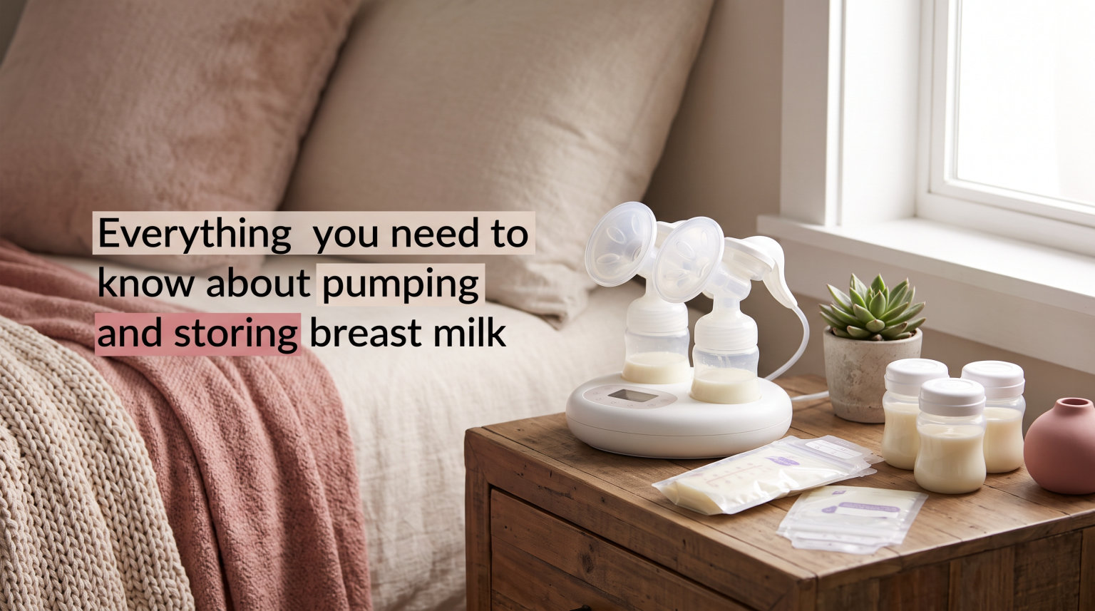 Everything you need to know about pumping and storing breast milk