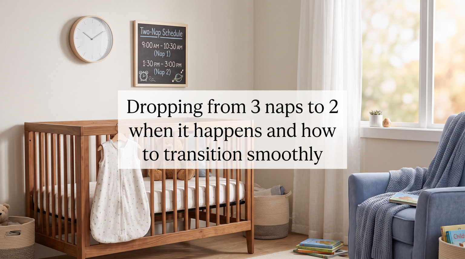 Dropping from 3 naps to 2 when it happens and how to transition smoothly