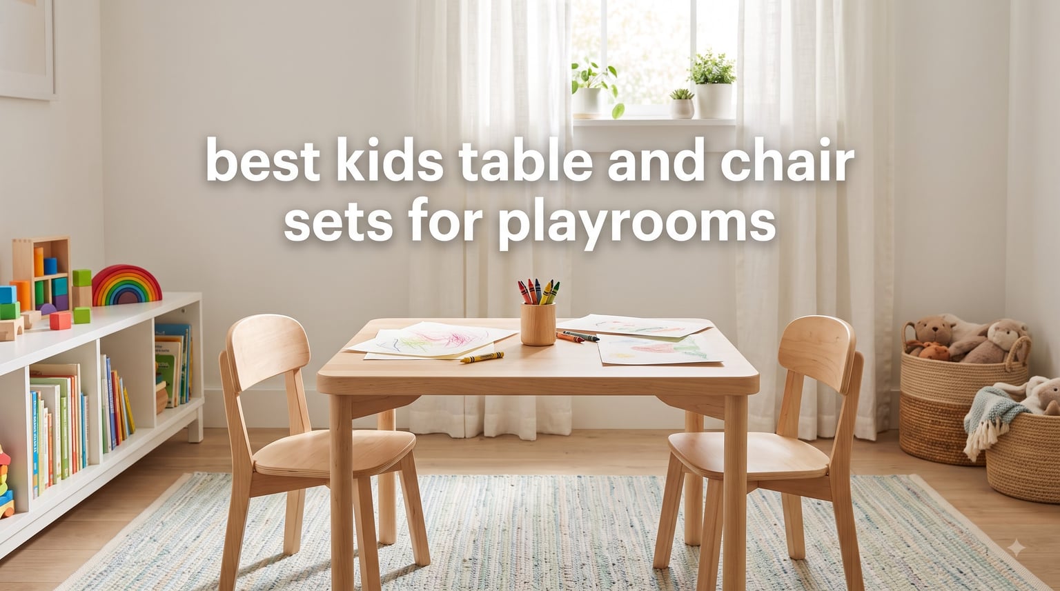 best kids table and chair sets for playrooms