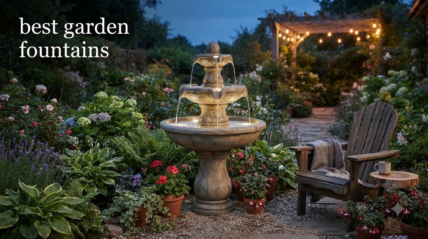 best garden fountains