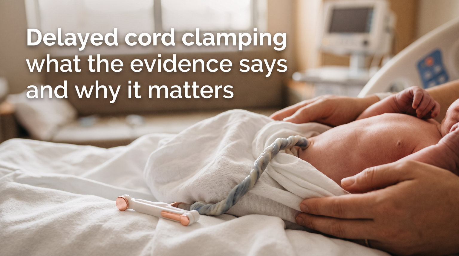 Delayed cord clamping what the evidence says and why it matters