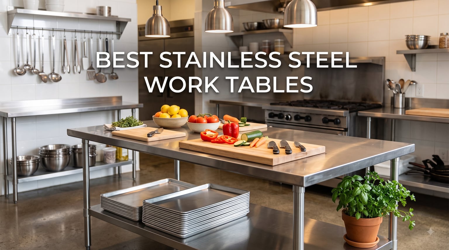 best stainless steel work tables