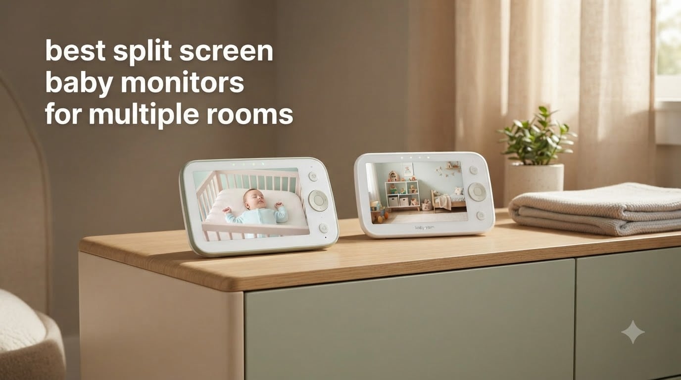 best split screen baby monitors for multiple rooms