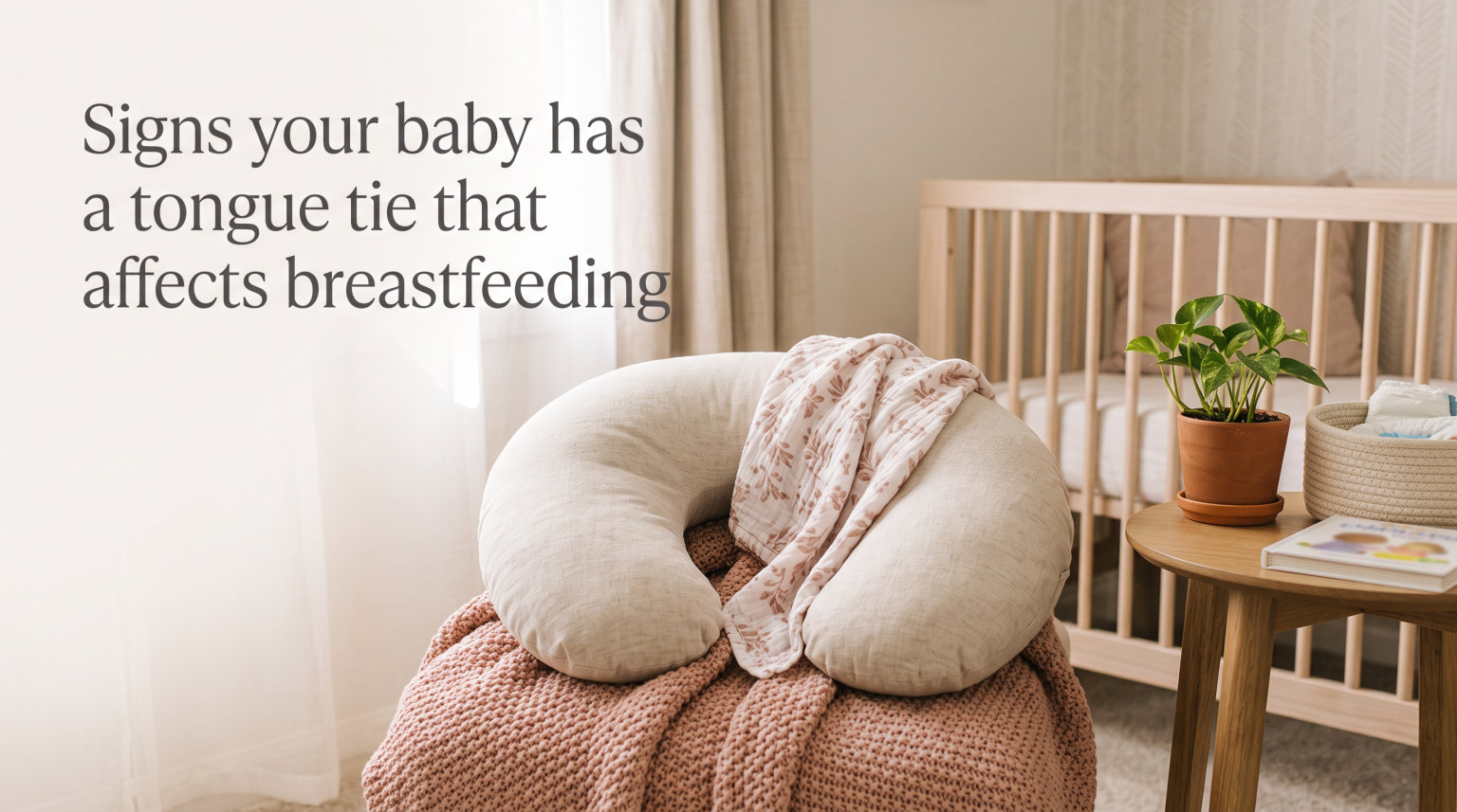 Signs your baby has a tongue tie that affects breastfeeding