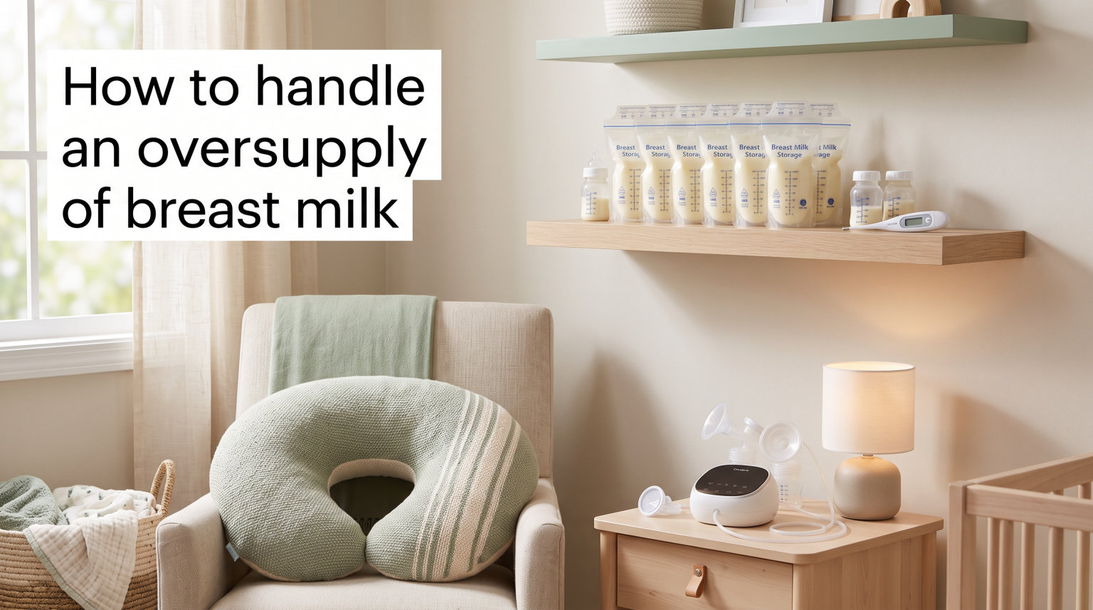 How to handle an oversupply of breast milk