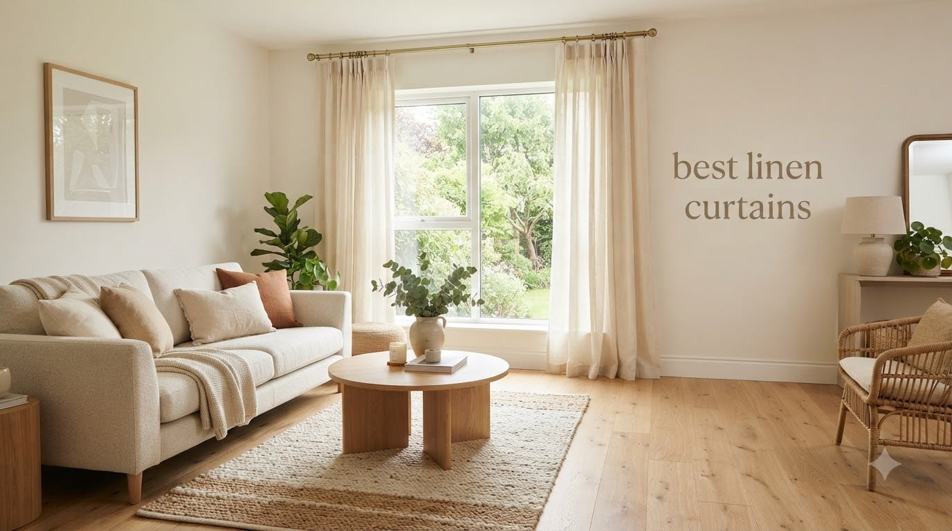 best linen curtains